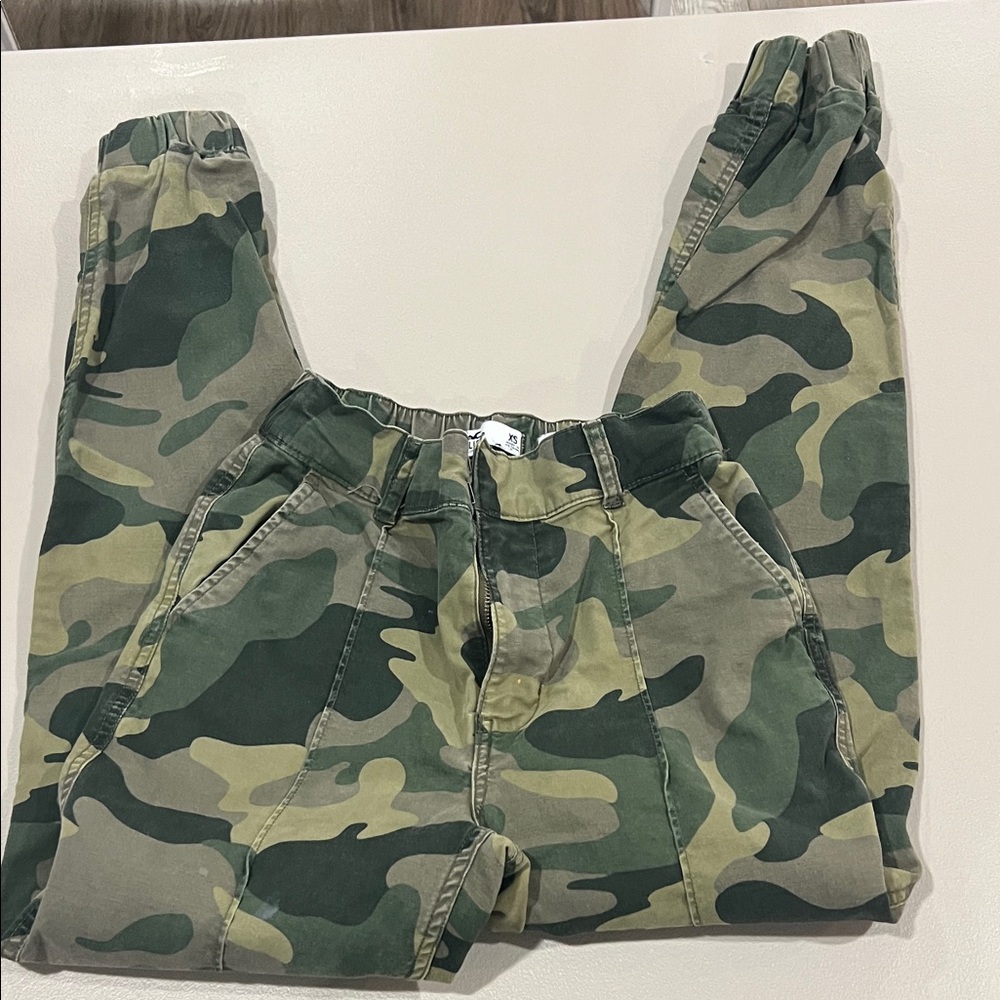 Hollister Kids Camouflage Cargo Pants
